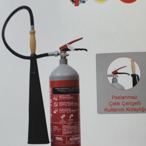 Yangın Söndürme Tüpü 5 kg Karbondioksitli Co2 Gazlı